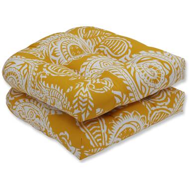 Yellow outdoor chair online cushions